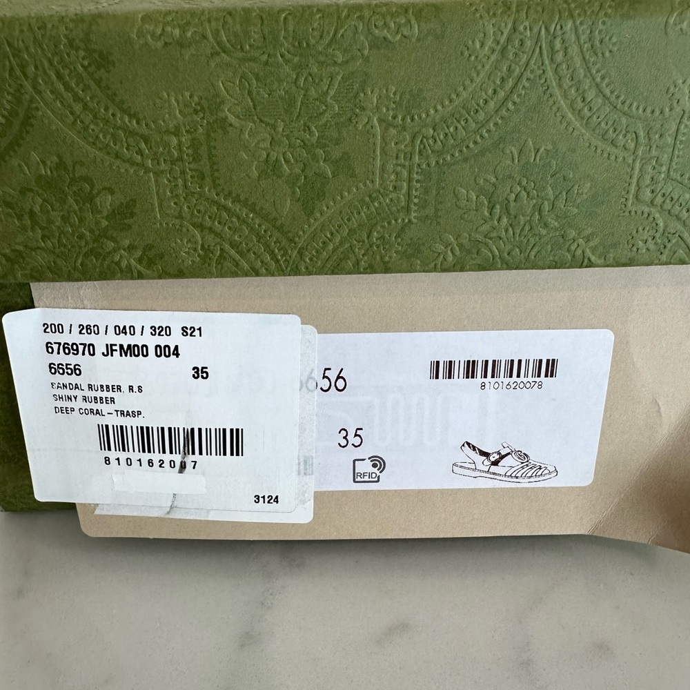 Gucci GG Rubber Sandals - Picture 9 of 9